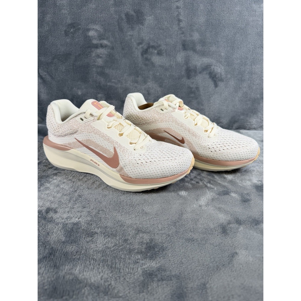 Nike Air Winflo 11 Women's 6 Running Shoes Pale Ivory Rose Gold FJ9510-109